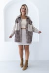 RVD LEOPAR GARNİ ÖN CEP DETAY HIRKA