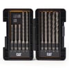 CAT DA03901 10 Parça Tungsten Karbür SDS-Plus Beton Matkap Uç Seti