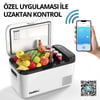 Coolist CLK25B 12/24Volt/ 220Volt 25 Litre Kompresörlü Bluetooth Bağlantılı Oto Buzdolabı