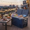 Coolist CLK80D 12/24V 220Volt 82,5 Litre Çift Bölmeli Kompresörlü Outdoor Oto Buzdolabı/Dondurucu