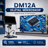 DM12A Dijital Mikroskop 20 MP Kamera Destekli 1500X