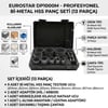 Eurostar DP1000M Bi-Metal HSS Elektrikçi ve Tesisatçı Panç Seti 13 Parça Ø19, 22, 29, 35, 38, 44, 51, 57, 64 mm