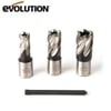 Evolution CUTTERKIT3S Cyclone 3 Parça Weldon Tip Manyetik Matkap Ucu Seti 25 mm Derinlik