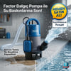 Factor FACCD750P-N Plastik Gövdeli Temiz Su Drenaj Pompası 750W