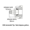 Factor FCMD295FG 22 HP Dizel Motor | Jeneratör Tip, Marşlı Konik Profesyonel Dizel Motor