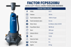 Factor FCPS520BU Akülü Çift Fırçalı Zemin Temizleme Makinesi | 52 cm 9 L Profesyonel Yer Yıkama Makinesi