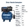 Factor GPH800 800W Otomatik Hidrofor Su Pompası - Ev ve Bahçe İçin Basınçlı Su Motoru