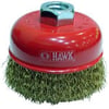Hawk Sarı Dalgalı Telli M14 Vidalı Çanak Fırça 125mm