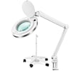 Loyka 6017 Ayaklı LED Büyüteç 5X - T5 Tekerlekli Işıklı Büyüteç