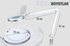 Loyka Ayarlanabilir Led Işık Seviyeli Masaüstü Büyüteç (5X-90Led)