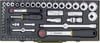 Proxxon 23040 Cırcırlı Kollu 56 Parçalı Lokma ve Bits Takımı 1/4'' ve 1/2''