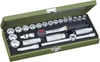 Proxxon 23110 Cırcır Kolu 3/8' ve Lokma Takımı 24 Parçalı
