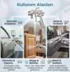 Spraytech 212ST.LN Leon Alt Depolu Havalı Boya Tabancası - Profesyonel Seri