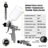 SPRAYTECH 3000M Mini Rötuş Boya Tabancası 0.8 mm Üstten Depolu Havalı Boya Tabancası