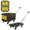 STANLEY PC532B Çekme Kollu Yük ve Paket Taşıma Arabası ile Katlanır Taşıma Sepeti