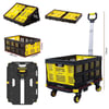 STANLEY PC532B Çekme Kollu Yük ve Paket Taşıma Arabası ile Katlanır Taşıma Sepeti