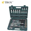 TROY 26102 Metrik Lokma Anahtar Takımı 108 Parça