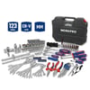 WORKPRO WP202533 1/4'’ 3/8’’ 1/2'’ 123 Parça Cr-V Metrik Ağır Hizmet Lokma ve Kombine Anahtar Takımı