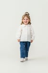 Miniksen Kız Bebek Poplin-Triko Kumaş Üçlü Takım-02205