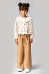 Tuffy Kız Çocuk Müslin Pantolonlu İkili Takım-02795