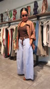 Bebe Mavisi, Kemerli Bol Kesim Pantolon