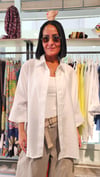 Beyaz Oversize Gömlek
