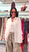 Beyaz Oversize Gömlek