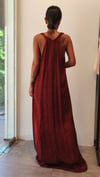 Bordo Leopar Elbise