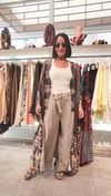 Füme Desenli Kimono