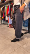Koyu Gri,Yıkamalı Barrel Jean