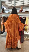 Turuncu Desenli Kimono