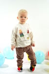 KD21189 Erkek Sweatshirt Pantolon Takım 3-6/6-9/9-12/18-24 Ay