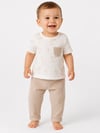 KD63002.PALMİYE BASKILI TİŞÖRT PANTOLON TAKIM 6-9/9-12/18-24/24-36AY