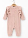 KD63123.KADİFE FIRKIRLI KIZ BEBEK TULUM 3-6/6-9/9-12/18-24 AY