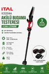 Ital ICS204A Akülü Budama Testeresi 4.0AH Lithium