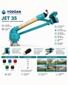 Yüzüak Sulama Yağmurlama Başlığı JET 35