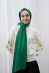 Dama Desen İpeksi Jakar Şal- Benetton 