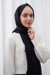 Dama Desen Jakar Şal - Siyah