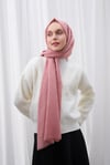 G Desen İpeksi Jakar Şal - Pembe