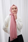 G Desen İpeksi Jakar Şal - Pembe