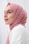 G Desen İpeksi Jakar Şal - Pembe