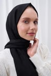 G Desen İpeksi Jakar Şal - Siyah