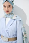 Zahra Pamuklu Şal - Mavi