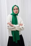 Zigzag Desen İpeksi Jakar Şal - Benetton 