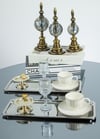 Yaren Style2'li Lüks Paslanmaz Çelik Baton Tepsi Seti – Çay, Kahve, Pasta, Sunum ve Çeyiz İçin Dekoratif Servis2'li Lüks Paslanmaz Çelik Baton Tepsi Seti – Çay, Kahve, Pasta, Sunum ve Çeyiz İçin Dekoratif Servis
