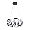 Yaren StyleSalon Tipi Büyük Sarkıt Led Avize3 Işıklı Modern Sarkıt Ahtapot 6'Lı Led Avize