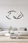 Yaren Style3 Işıklı Siyah Modern Sarkıt Ahtapot 4'lü Ledli Avize3 Işıklı Siyah Modern Sarkıt Ahtapot 4'lü Ledli Avize