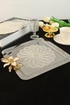 Yaren Style6 Adet Yelpaze Krem Gold Simli Bardak Altlığı & Kokteyl Peçetesi6 Adet Yelpaze Krem Gold Simli Bardak Altlığı & Kokteyl Peçetesi