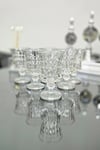 Yaren Style6 lı Kristal Desenli Premum Kahve Yanı Su Bardağı 105ML6 lı Kristal Desenli Premum Kahve Yanı Su Bardağı 105ML