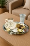 Yaren Style6'lı Lüx Oval Kahve Sunum Tepsisi | Kelebek Aksesuarlı Paslanmaz Kahve, Çay, Dekoratif Tepsi 25x20cm6'lı Lüx Oval Kahve Sunum Tepsisi | Kelebek Aksesuarlı Paslanmaz Kahve, Çay, Dekoratif Tepsi 25x20cm